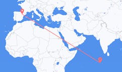 Flights from Gan, Maldives to Zaragoza, Spain