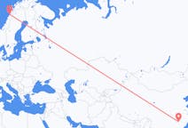 Flyreiser fra Ji an, Kina til Bodø, Norge