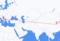 Flyrejser fra Zhengzhou, Kina til Pescara, Italien