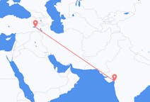 出发地 印度出发地 苏拉特目的地 土耳其厢形车的航班