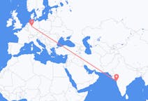 Flyg från Bombay, Indien till Paderborn, Tyskland