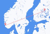 Voos de Kuopio para Stavanger