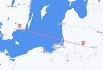 Flyreiser fra Kaunas, Litauen til Karlskrona, Sverige
