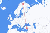 Flights from Larnaca to Kolari