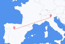 Flyreiser fra Valladolid, Spania til Verona, Italia