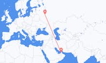 Flights from from Dubai to Moscow
