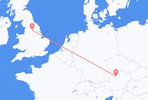 Flyg från Leeds, England till Linz, Österrike