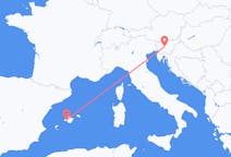 Flyreiser fra Ljubljana, til Palma