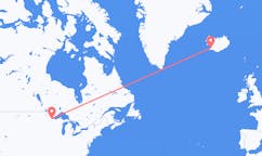 미국 덜루스발 아이슬란드 레이캬비크행 항공편