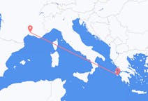 Vluchten van Zakynthos-eiland naar Nîmes