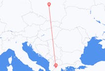 Flyrejser fra Kastoria, Grækenland til Łódź, Polen