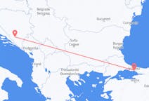 Flug frá Istanbúl, Tyrklandi til Mostar, Bosníu og Hersegóvínu