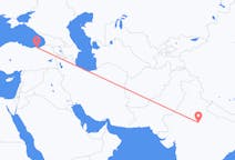 เที่ยวบิน จาก ควาลิยัร, อินเดีย ไปยัง แทรปซอน, ตุรกี