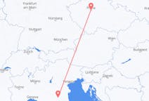 Flyrejser fra Bologna, Italien til Prag, Tjekkiet