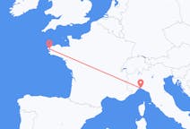 Flights from Genoa, Italy to Brest, France
