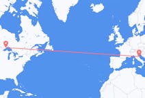 Flyrejser fra Thunder Bay, Canada til Ancona, Italien