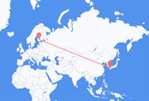 Flights from Fukuoka in Japan to Tampere in Finland