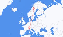 Flights from Vilhelmina, Sweden to Genoa, Italy