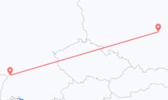 Flyreiser fra Karlsruhe, til Radom