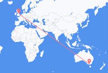 Flyg från Melbourne, Australien till Doncaster, England