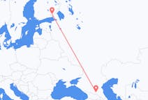 Flights from Nazran, Russia to Lappeenranta, Finland