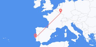 Flyg från Luxemburg till Portugal