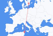 出发地 突尼斯出发地 莫纳斯提尔目的地 瑞典Karlskrona的航班