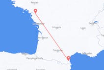 Flyrejser fra Nantes til Perpignan