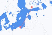 Flights from Gdańsk in Poland to Helsinki in Finland