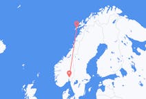 Flüge von Leknes, Norwegen nach Oslo, Norwegen