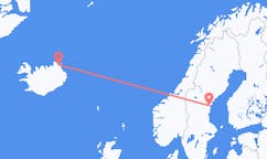 Flyrejser fra Thorshofn, Island til Sundsvall, Sverige