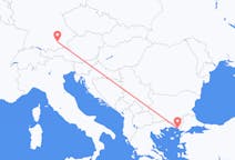Flyg från München, Tyskland till Alexandroupolis, Grekland