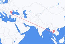 Flyreiser fra Bangkok, til Burgas