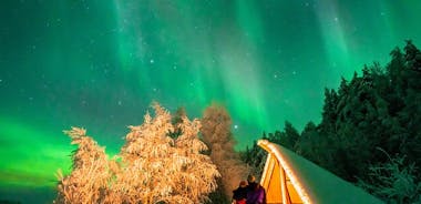 Excursión para grupos pequeños para fotografiar la aurora boreal en Rovaniemi