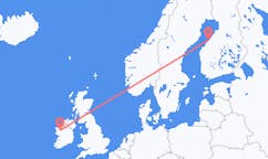 Flyreiser fra Knock, Irland til Karleby, Finland