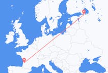 Flüge von Sankt Petersburg, Russland nach Bordeaux, Frankreich