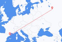 Flights from Ivanovo, Russia to Girona, Spain