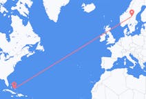 Flights from George Town, the Bahamas to Sveg, Sweden