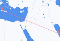Vluchten van Dammam, Saoedi-Arabië naar Chania, Griekenland