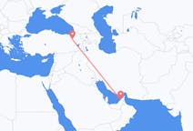 Flyreiser fra Dubai, De forente arabiske emirater, til Erzurum, De forente arabiske emirater