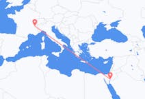 Flyreiser fra Akaba, Jordan til Chambery, Frankrike
