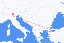 Flights from Tekirdağ, Turkey to Verona, Italy