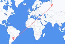 Flights from Buenos Aires, Argentina to Surgut, Russia