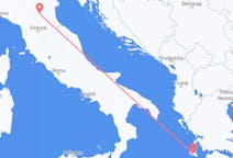 出发地 希腊从 凯法利尼亚岛目的地 意大利博洛尼亚的航班