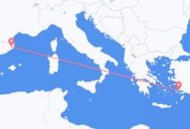 Flyrejser fra Girona til Bodrum