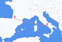 Loty z Pau, Francja do Neapolu, Włochy