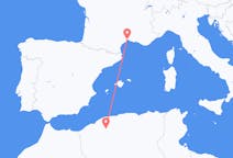 Flyrejser fra Tiaret, Algeriet til Montpellier, Frankrig