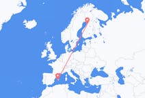 Flyg från Uleåborg, Finland till Palma de Mallorca, Spanien