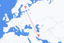 Flüge von Schiras, der Iran nach Joensuu, Finnland