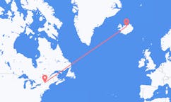 出发地 美国普拉茨堡 (纽约州)目的地 冰岛阿克雷里的航班